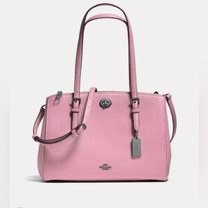 Coach Dusty Rose Turnlock Carryall 29 Hand Bag